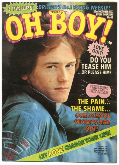 OH BOY! Magazine No 48 Eddie Kidd Fonz Smokie Chris Norman 22 October 1977
