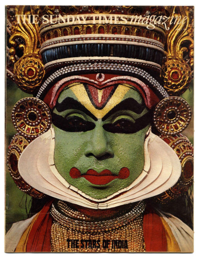 Sunday Times Magazine 7 June 1970 Indian dancers from Kerala Christopher Prater Feliks Topolski