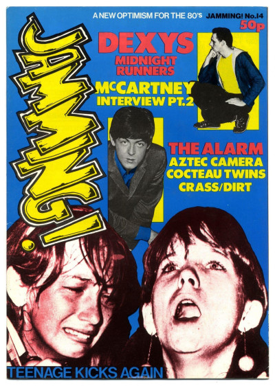 Jamming Magazine No 14 March 1983 Paul McCartney Cocteau Twins Crass Dirt Dexy's Aztec Camera Alarm
