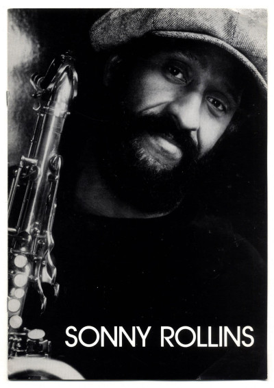 Sonny Rollins Quartet concert programme 1979
