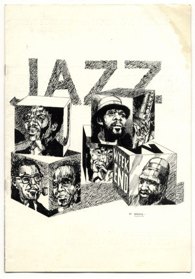 Jazz Weekend concert programme  Miles Davis Septet Ornette Coleman Kid Thomas November 1971