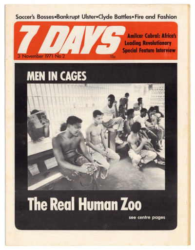 7 Days Magazine No 2 November 3, 1971 "The Real Human Zoo" Amilcar Cabral interiew Gay Liberation Front