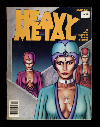 Heavy Metal Fantasy Magazine January 1981