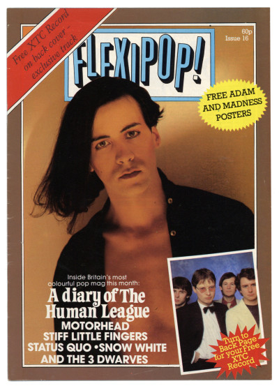 Flexipop Magazine No 16 with XTC flexidisc Motorhead Status Quo The Jam Stiff Little Fingers the Mobiles John Cooper Clarke Human League