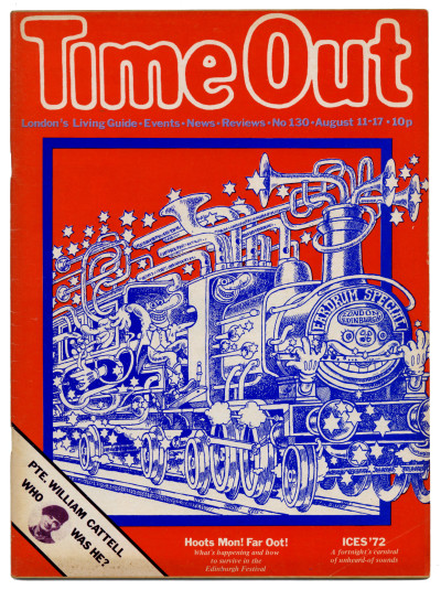 Time Out Magazine No 130 August 11-17 1972 Edinburgh Festival ICES 72 Carnival of Experimental Sounds