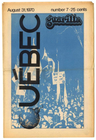 Guerilla magazine/newspaper No 7 August 31 1970 Canadian Underground Press Big Mama Thornton