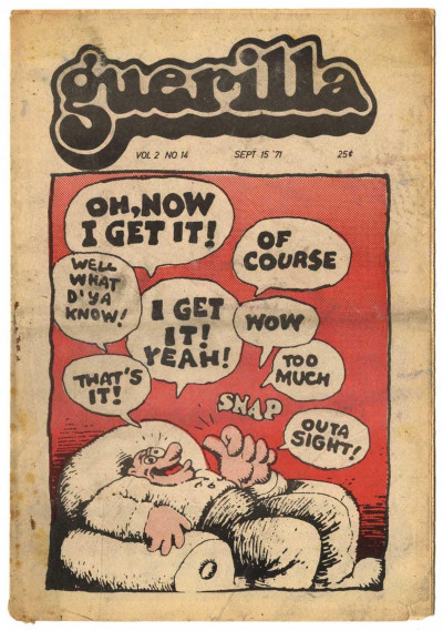 Guerilla magazine/newspaper Vol 2 No 14 September 15 1971 Canadian Underground Press from Toronto