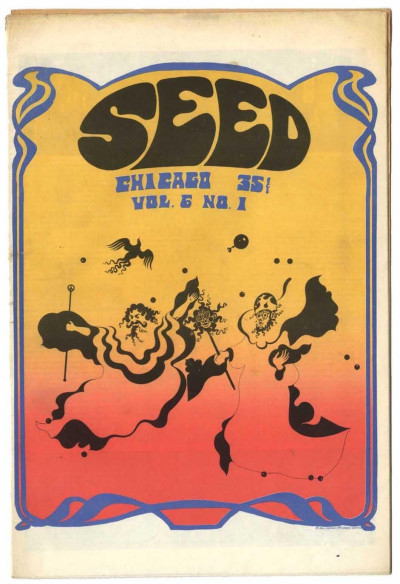 Seed magazine/newspaper Chicago Vol 6 No 1 October 1 1970 Leon Russell Pink Floyd Soledad