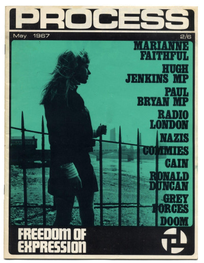 Process Magazine May 1967 Marianne Faithful Hugh Jenkins Radio London Grey Forces Doom Ronald Duncan