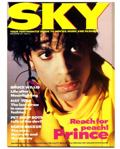 SKY Magazine No 5 June/July 1987 Prince fold out cover Jean Paul Gaultier Pet Shop Boys James Bond