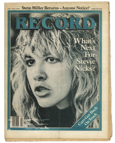 Record magazine February 1982 Vol 1 No 4 Talking Heads Stevie Nicks Steve Miller Aretha Franklin