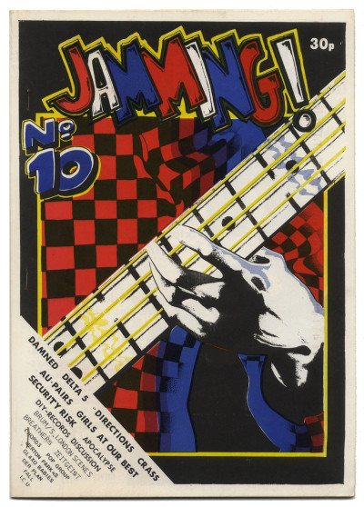 Jamming Magazine No 10, 1980 the Damned Chords Crass The Fall  Pop Group Delta 5 Girls at our Best