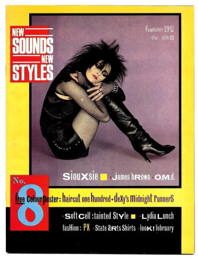 New Sounds New Styles Magazine February 1982 Siouxsie Lydia Lunch OMD Soft Cell Dexys