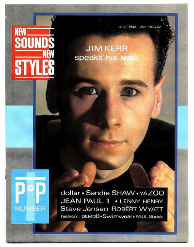 New Sounds New Styles Magazine June 1982 Simple Minds Robert Wyatt Sandie Shaw Yazoo