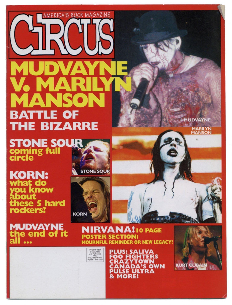 Circus Magazine　MARILYN MANSON ロックマガジン