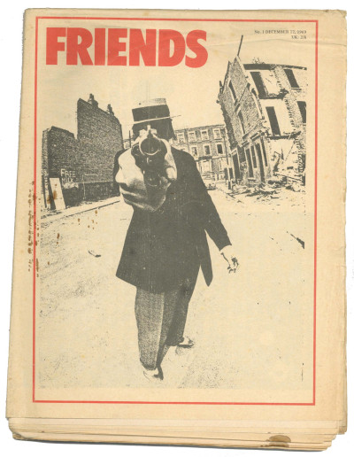 Frendz/Friends Magazine/Newspaper No 1 December 12 1969 Captain Beefheart Frank Zappa Steve Marriott Aleister Crowley