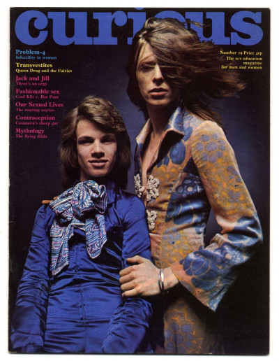 Curious Magazine issue No. 19  May 1970 David Bowie Freddie Burretti aka Arnold Corns Rudi Valentino