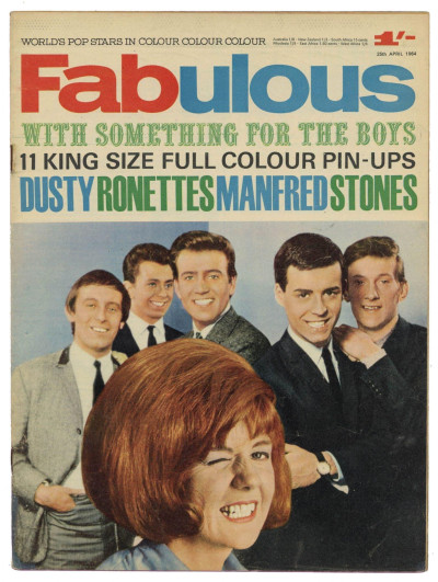 Fabulous Magazine 25 April 1964 Cilla Rolling Stones The Ronettes Manfred Mann Dusty Springfield