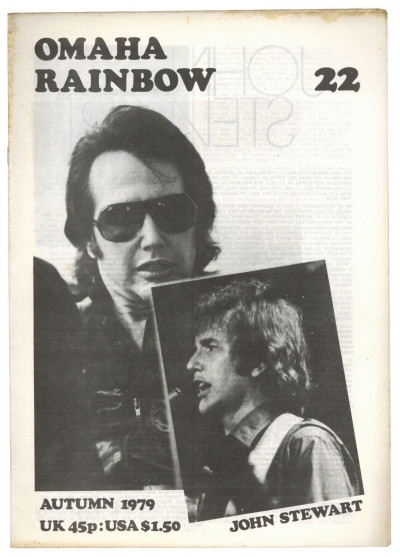 Omaha Rainbow Magazine No 22 Autumn 1979 Richard Dobson Roxy Gordon Jon Stewart