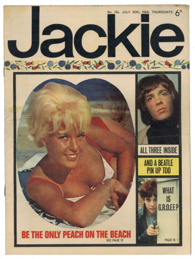Jackie Magazine No 134 July 30 1966 The Troggs Walker Brothers John Lennon Manfred Mann