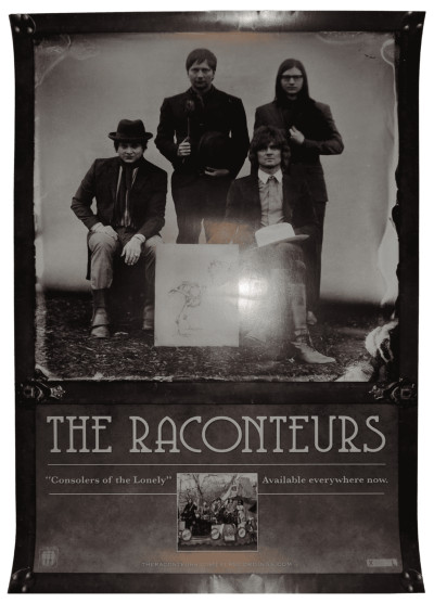 Jack White/Raconteurs Consolers of the Lonely 2008 XL records promotional poster 50x70cm