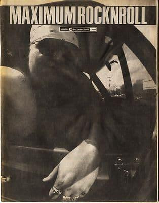 Maximum Rocknroll Magazine No 91 Jawbox The Gainesville Girls Poison Idea December 1990