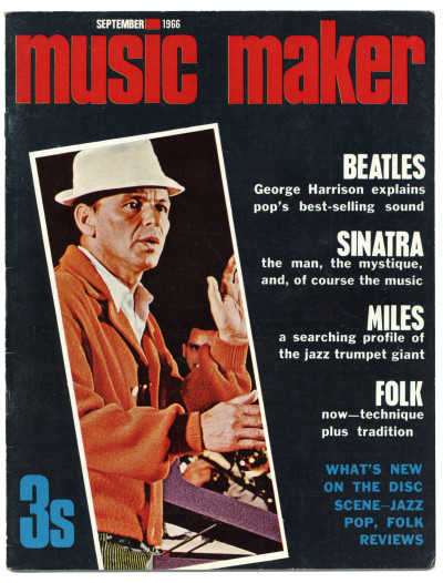 Music Maker No 1 Magazine October 1966 Miles Davis Beatles Frank Sinatra William Kimber