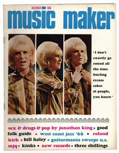 Music Maker Magazine 12/1966 George Barnes Bill Haley US Jazz Dusty Springfield