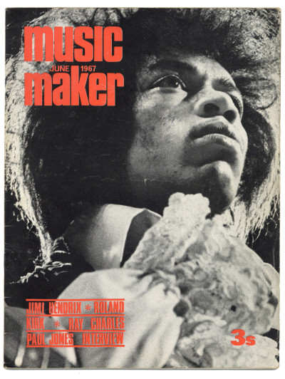 Music Maker UK Magazine  June 1967 Paul Jones John Mayall Roland Kirk Jimi Hendrix Chris Farlowe