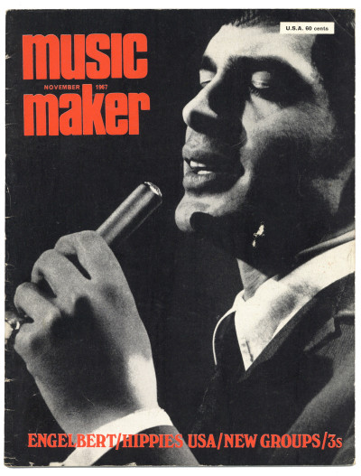 Music Maker Magazine UK 11/1967 Tomorrow Dantallians Chariot Rex Stewart John Barry Engelbert