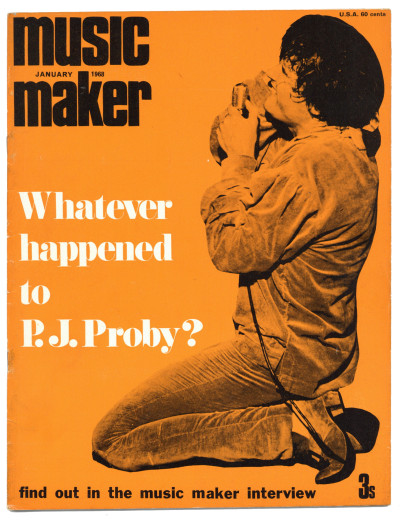 Music Maker Magazine UK 1/1968 The Herd Beach Boys Gary Burton Herb Alpert PJ Proby Cecil Taylor