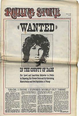 Rolling Stone Magazine No 30, 5 April 1969 Jim Morrison Doors