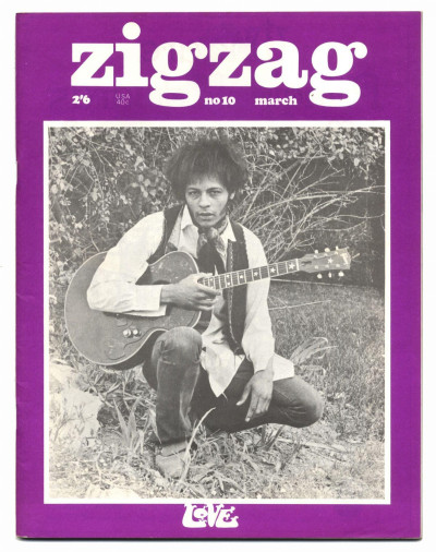 Zigzag Magazine No 10 March 1970 Arthur Lee Love Hawkwind Marc Bolan Canned Heat Tyrannosaurus Rex