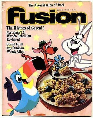 Fusion Magazine No 81 Grand Funk Roy Orbison Woody Allen December 1972