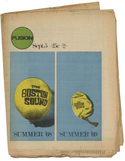 Fusion Magazine No 16 Frank Zappa Easy Rider Boston Radio Jimi Hendrix 5 September 1969