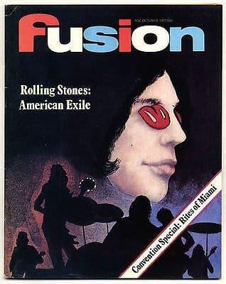 Fusion Magazine No 79 Rolling Stones American Exile Eric Clapton October 1972