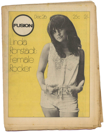 Fusion Magazine No 24 Linda Ronstadt Nansi Nevins Lydia Pense Lynn Carey 26 December 1969