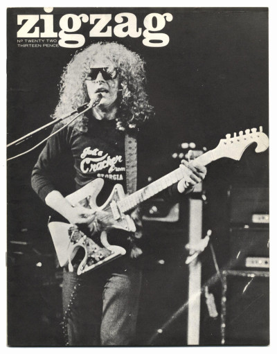 Zigzag Magazine No 22 October 1971 Link Wray Mott the Hoople Alice Cooper Jack Bruce Terry Riley