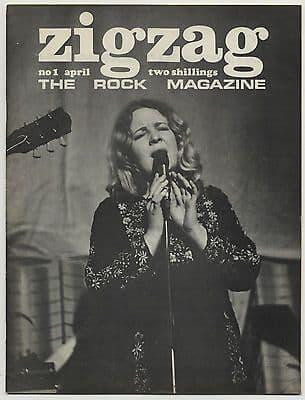 Zigzag Magazine No 1 April 1969 Led Zeppelin Christine Perfect Leonard Cohen Ginger Baker Fairport