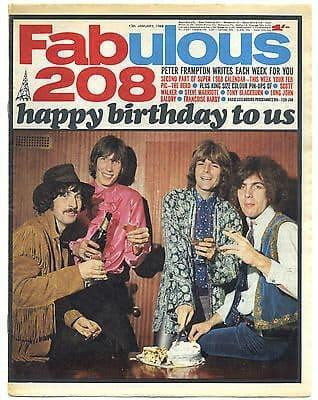 Fabulous 208 Magazine 13 January 1968 Pink Floyd Steve Marriott Scott Walker Francoise Hardy
