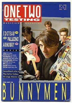 One Two Testing Magazine December 1985 Cocteau Twins Echo & the Bunnymen John McGeoch Pino Palladin