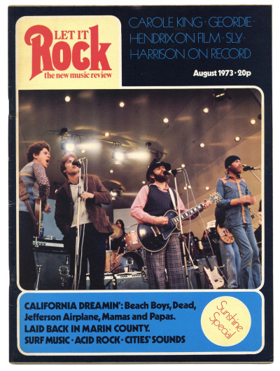Let it Rock Magazine No 11 August 1973 Beach Boys Jimi Hendrix Carole King Jefferson Airplane Dead