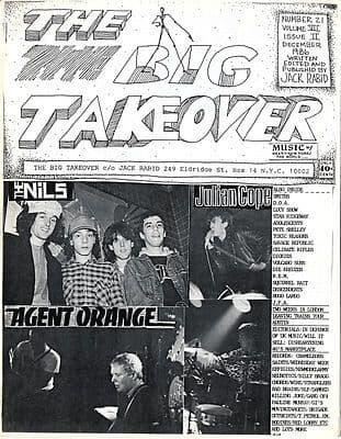 Big Takeover Magazine/Fanzine Issue No 21 The Smiths REM Julian Cope The Nils Agent Orange DOA