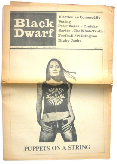 Black Dwarf Magazine 12 June Volume 14 No 35 1970 Peter Weiss Trotsky Satre Digby Jacks