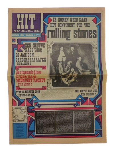 Hitweek Magazine 23 February 1967 Rolling Stones The Who Jimi Hendrix Otis Redding