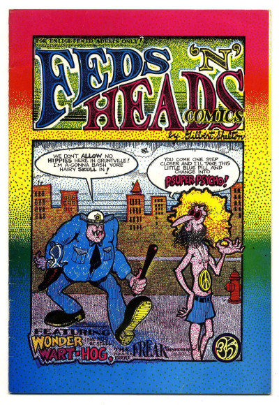 Feds 'n' Heads Gilbert Shelton comic 2nd or 3rd Printing February or May 1969 The Print Mint 35c