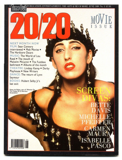 20/20 Time Out Magazine No 3 June 1989Sean Connery Lou Reed Malcolm McLaren Lindsay Kemp Fuzzbox