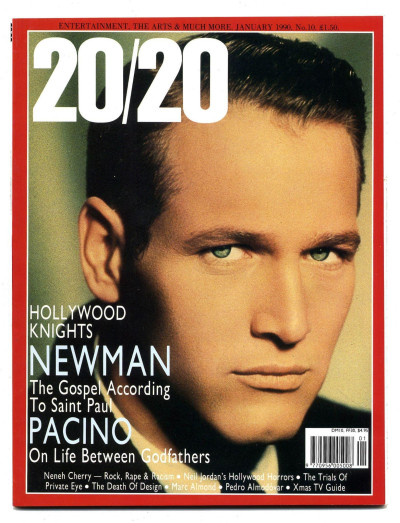 20/20 Time Out Magazine No 10 January 1989 Paul Newman Al Pacino Julee Cruise Marc Almond