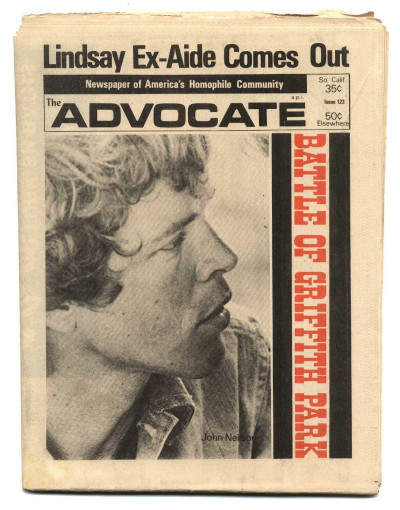 The Advocate No 123 October 24, 1973 Gay interest magazine/newspaper