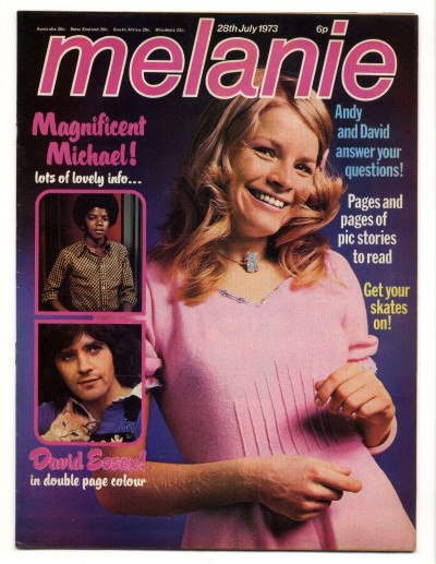 Melanie Magazine No 25 July 28 1973 Michael Jackson David Essex Mud David Bowie